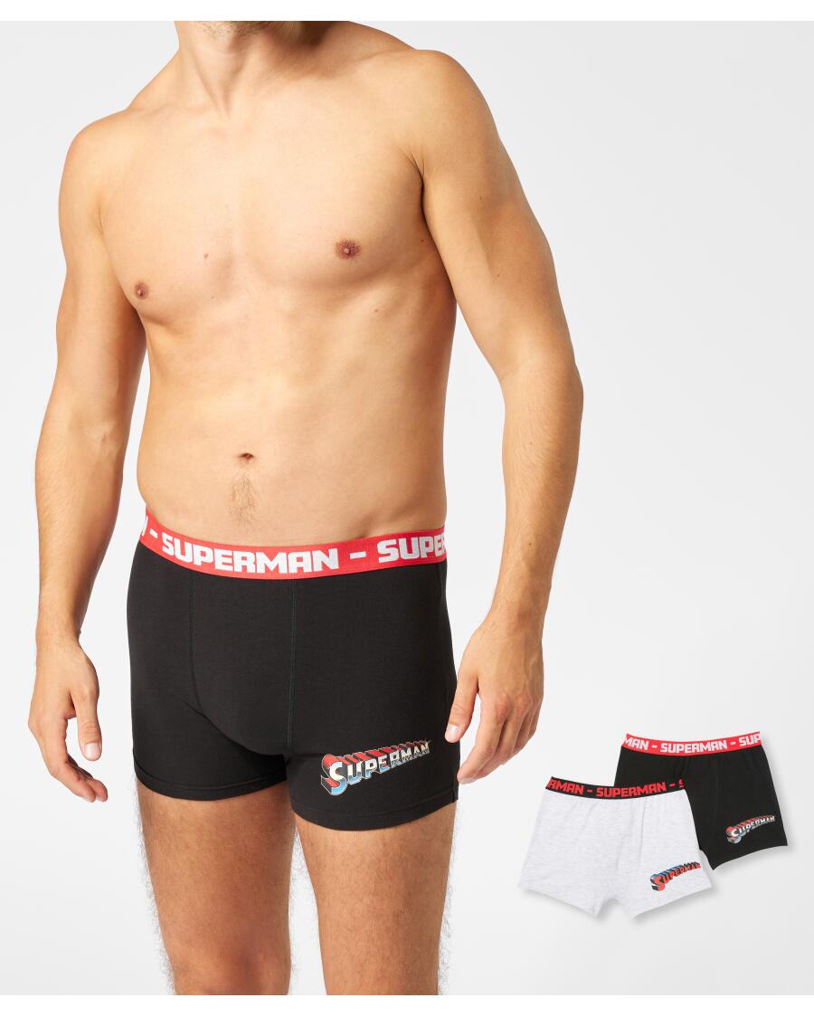 Retro boxerky Superman černá