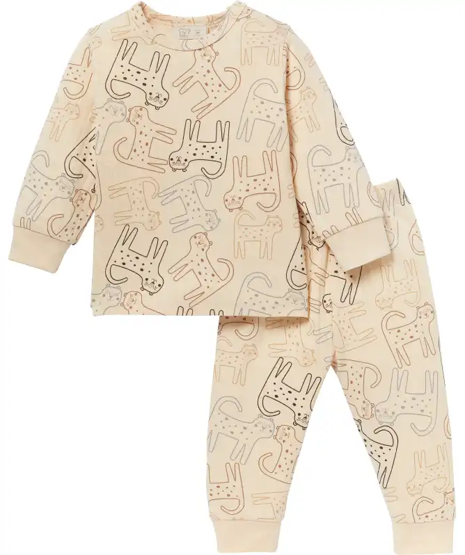 Pyjama mit Leoparden