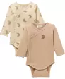 Newborn Wickelbodys mit Halbmonden