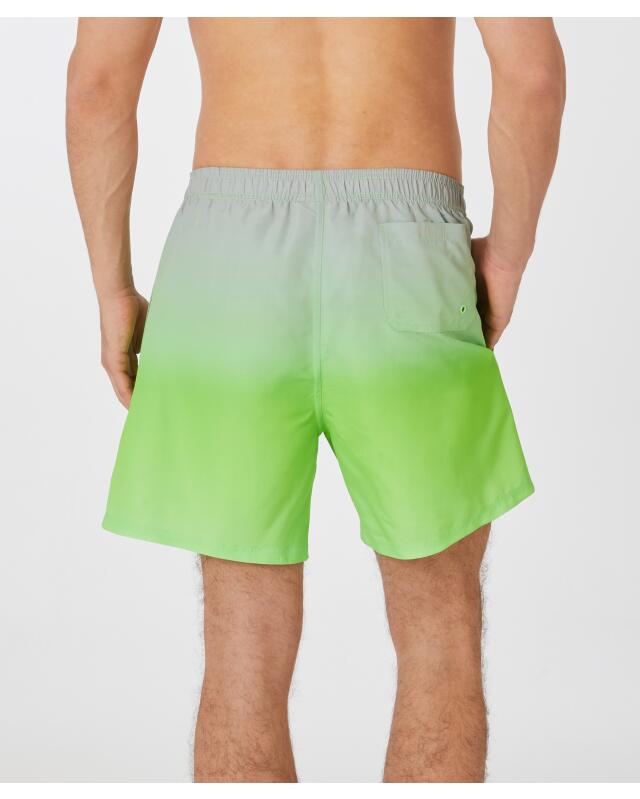 شورت سباحة بتدرج لوني للرجال، أخضر فسفوري (KiK Badeshorts mit Farbverlauf (neon grün)) — KiK, منتج ألماني أصلي في المغرب