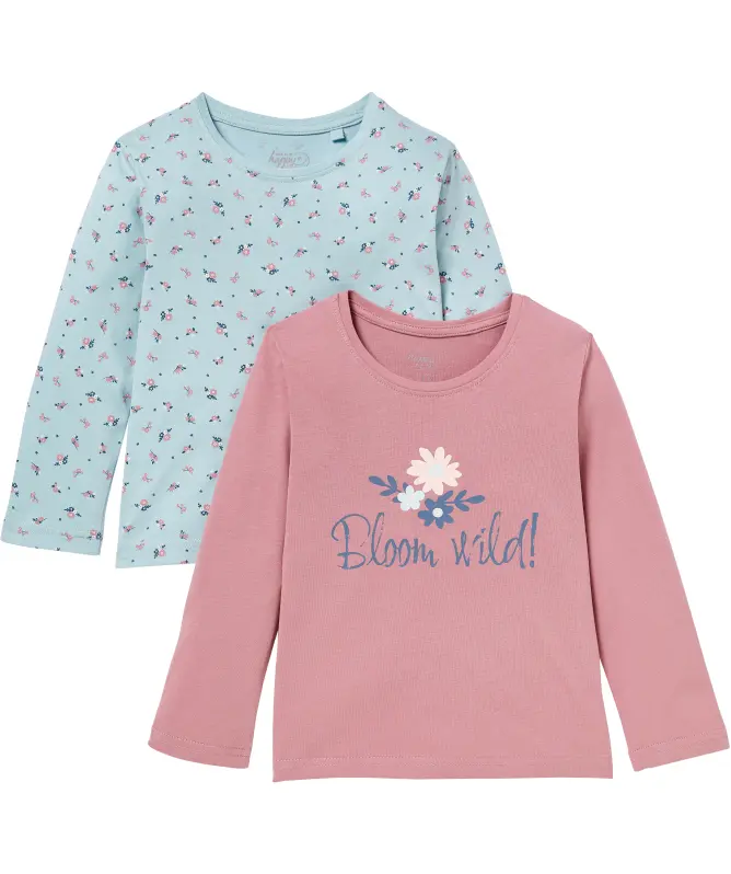 Langarmshirts mit Blumen