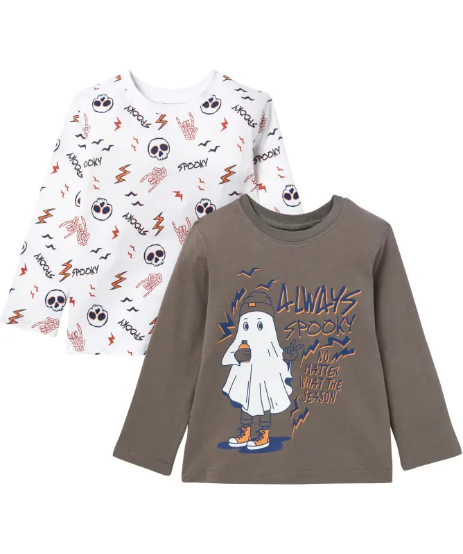 Langarmshirts aus Baumwolle