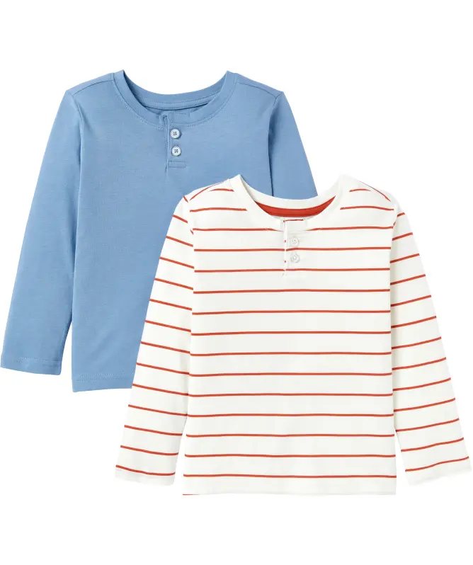 shirts met lange mouwen en korte knoopsluiting