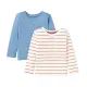 Langarmshirts mit kurzer Knopfleiste