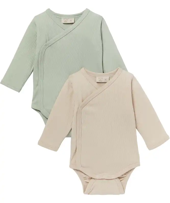 Newborn Wickelbodys mit Knöpfung