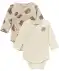 Newborn Wickelbodys mit Bären ecru