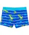 Badeshorts T-Rex neon blau