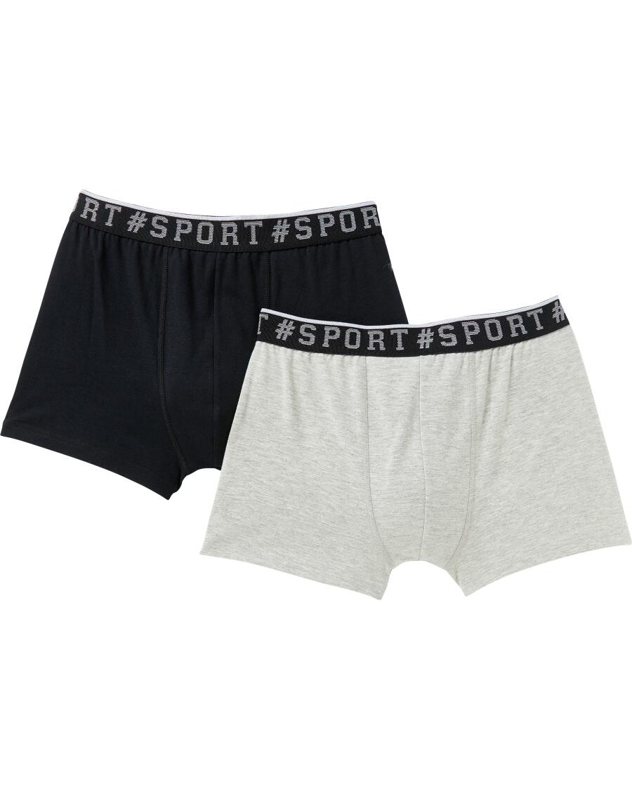 Bokserki w stylu retro z napisami Pakiet 2 szt., Identic