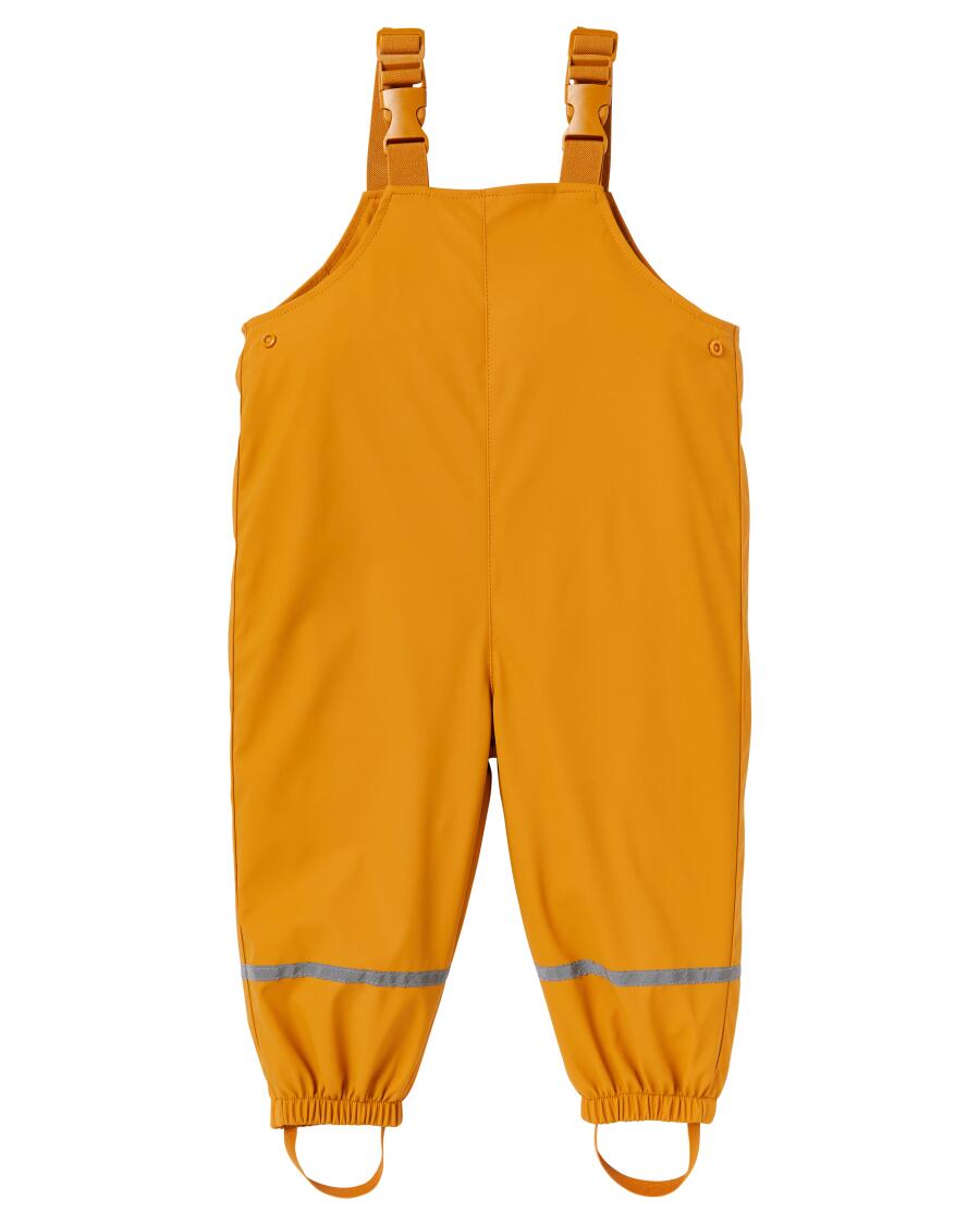 Regenhose mit Futter senfgelb