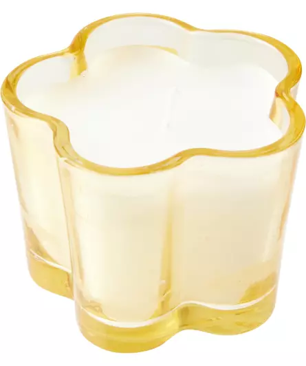 Kerze im Glas Blume