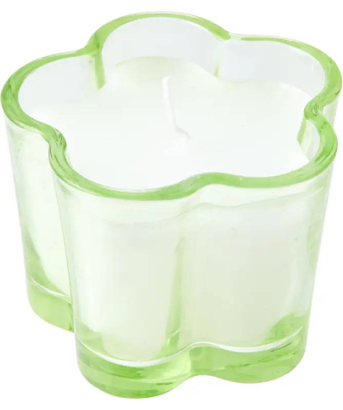 Kerze im Glas Blume