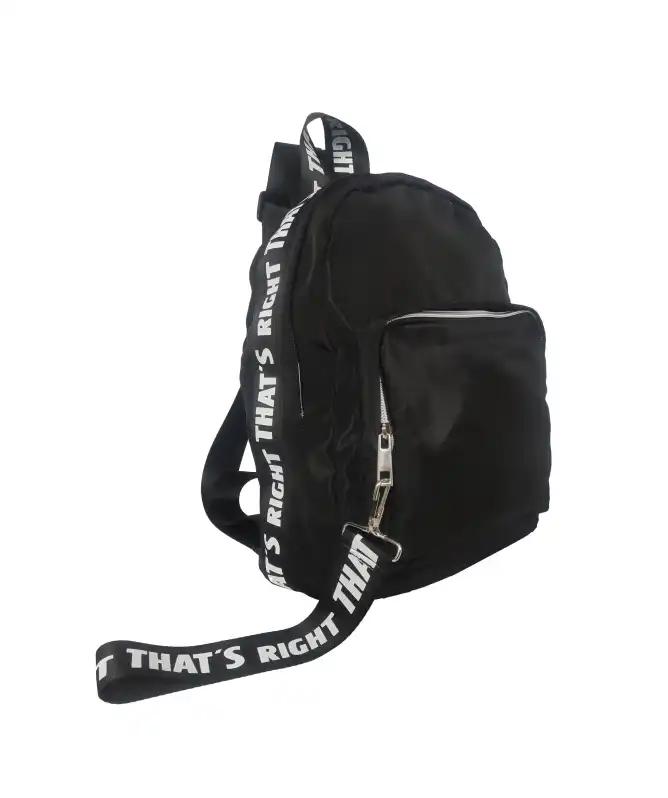 Rucksack mit Spruchband