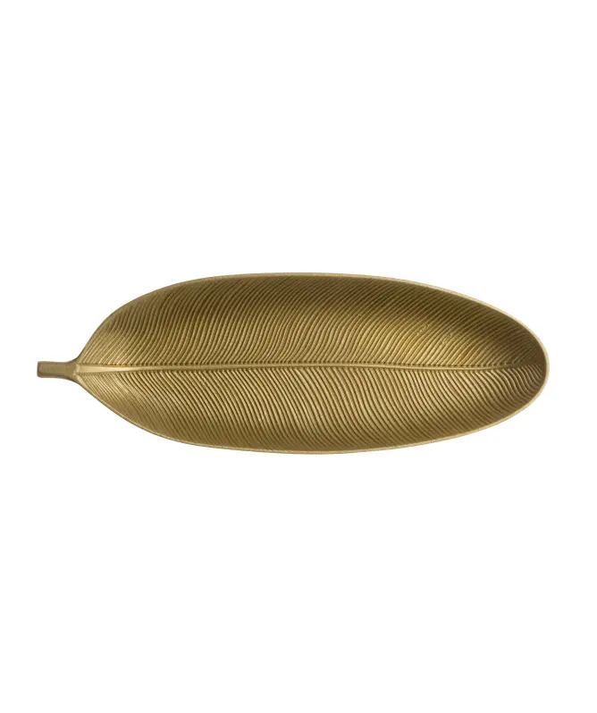 Dekotablett Blatt