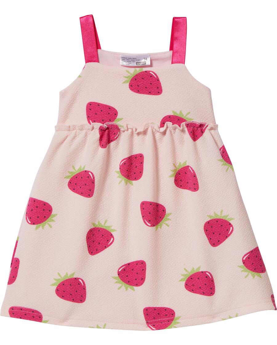 Kleid Erdbeeren hellrosa