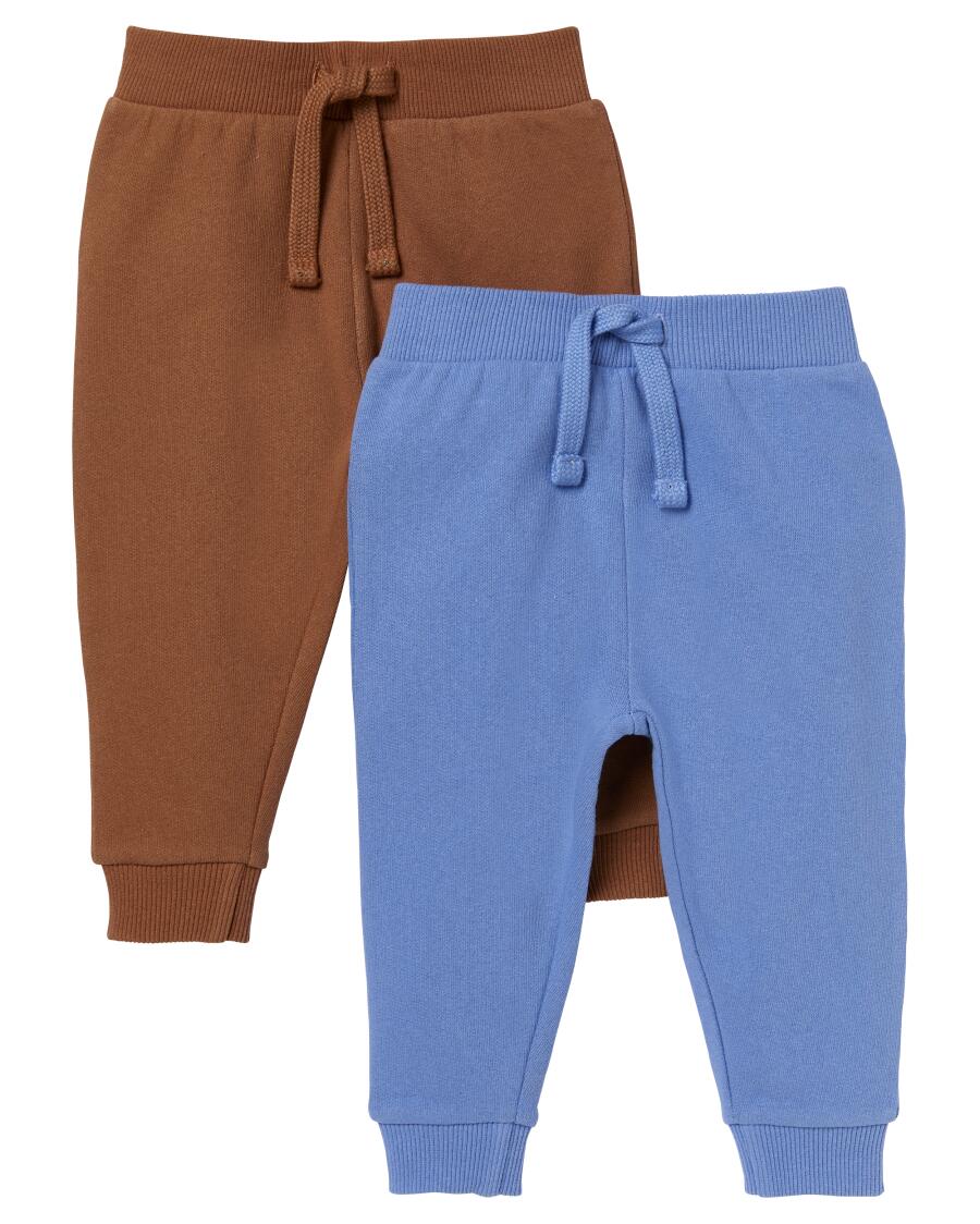 Joggingbroek in een dubbelpak bruin