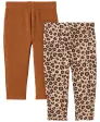 Thermo leggings luipaard