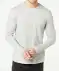 Basic Langarmshirt grau melange