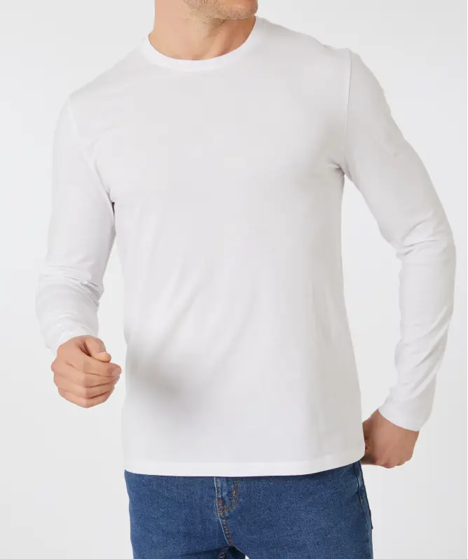 Basic Langarmshirt