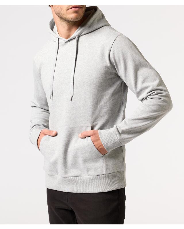 Sweat-shirt basique homme, gris chiné (KiK Basic Sweatshirt (grau melange)) — KiK, produit allemand authentique au Maroc