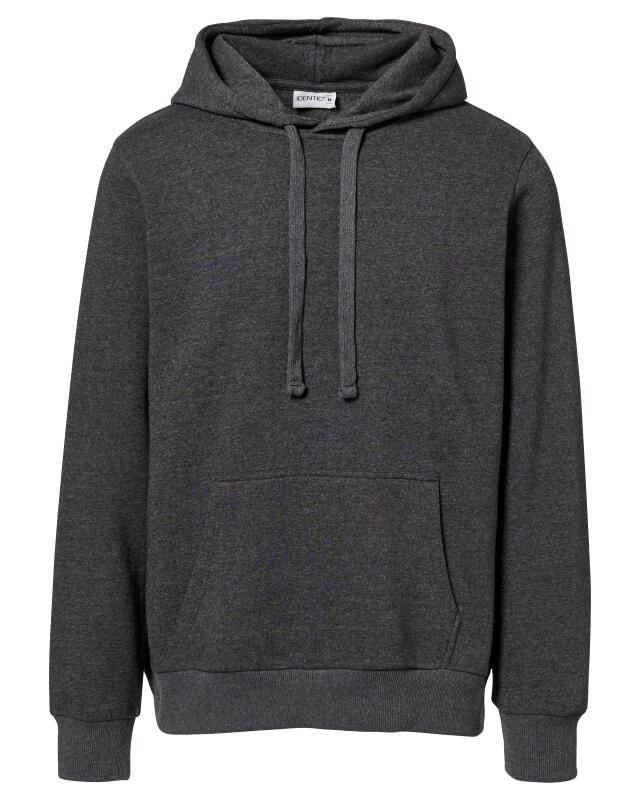 Sweat-shirt basique homme, anthracite chiné (KiK Basic Sweatshirt (anthrazit melange)) — KiK, produit allemand authentique au Maroc
