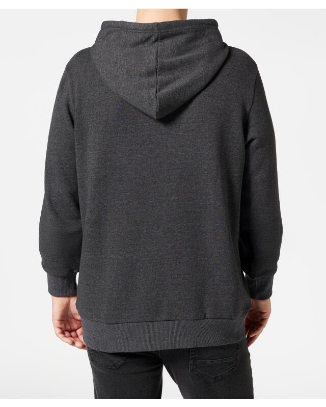 Sweat-shirt basique homme, anthracite chiné (KiK Basic Sweatshirt (anthrazit melange)) — KiK, produit allemand authentique au Maroc