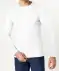 Langarmshirt in Doppellagenoptik weiß