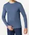 Langarmshirt in Doppellagenoptik blau