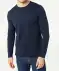 Langarmshirt in Doppellagenoptik dunkelblau