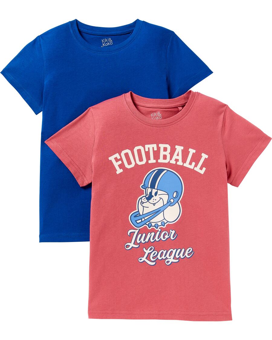 T-Shirts Football dunkelblau