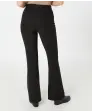 Geribbelde uitlopende broek