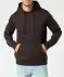 Sweatpullover mit Bündchen dunkelbraun
