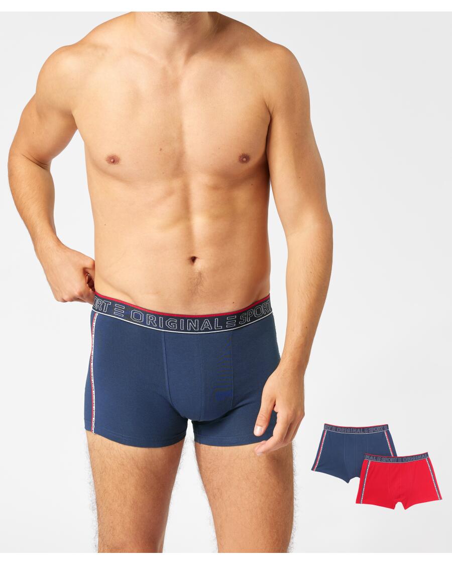 Retro Boxershorts dunkelblau