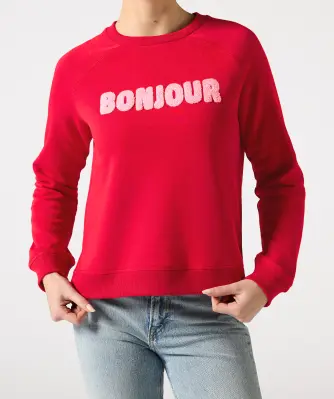 Sweatshirt mit Schriftzug