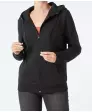 Schwarze Sweatjacke