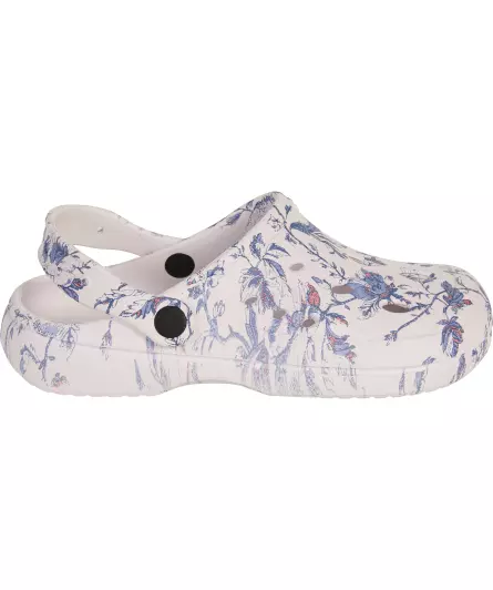 Clogs met bloemenpatroon
