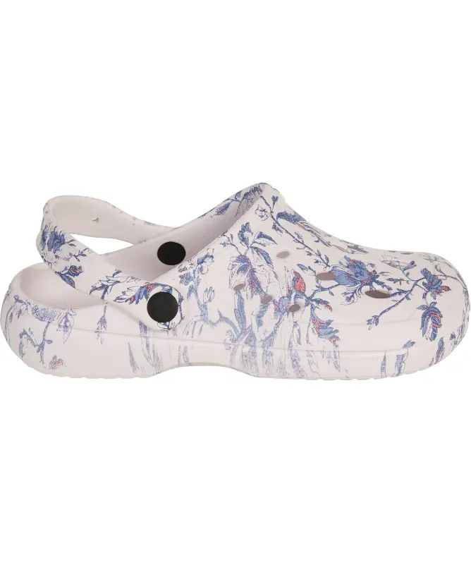 Clogs met bloemenpatroon