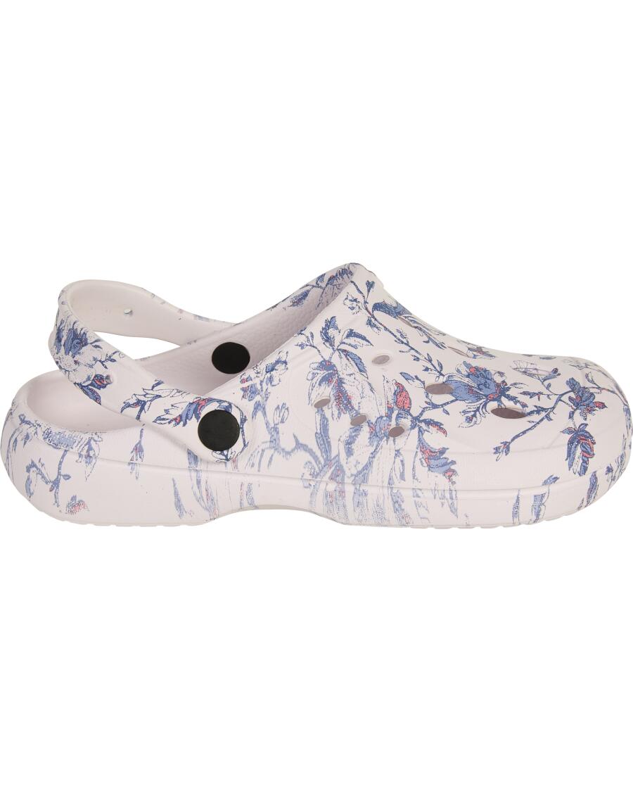 Clogs met bloemenpatroon kleurrijk