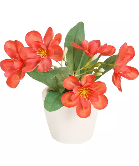 Kunstblume im Topf