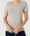 Melange-T-Shirt hellgrau melange