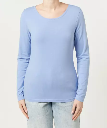 Langarmshirt mit Stretch