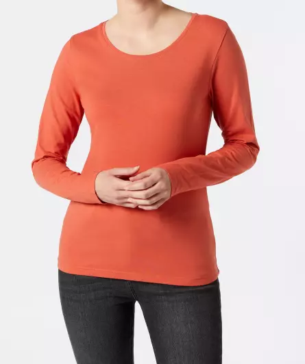 Langarmshirt mit Stretch