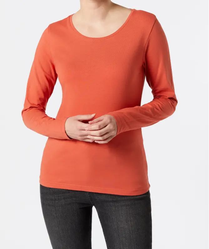 Langarmshirt mit Stretch