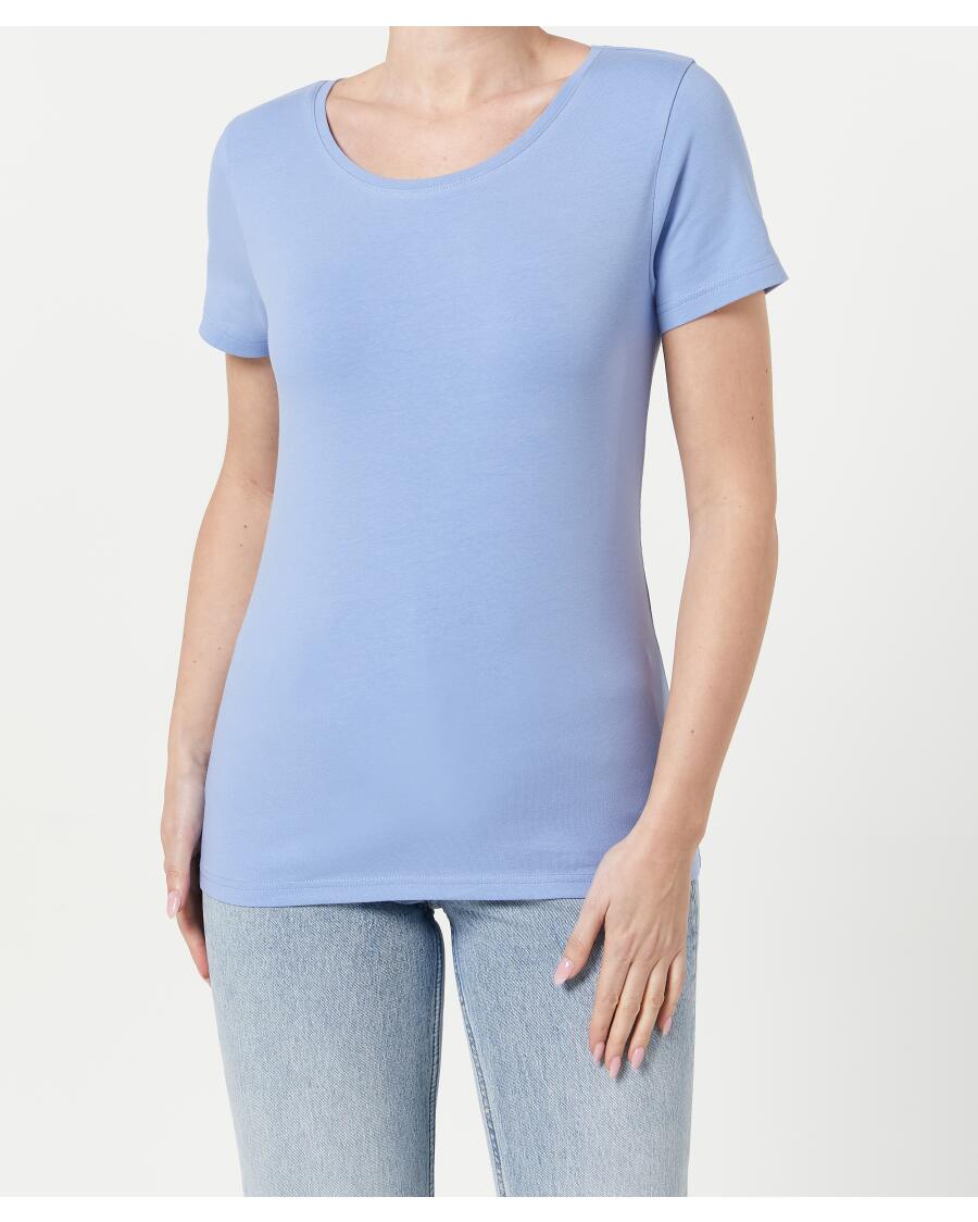 Basic T-Shirt hellblau