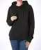 Schwarzer Sweatpullover schwarz