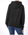 Schwarzer Sweatpullover