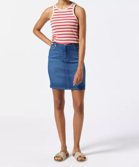 Jeansrock mit 5-Pocket-Style