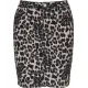 Twill rok met luipaardprint