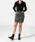 Twill-Rock in Leo-Optik Leopardendruck