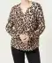 Blouse met luipaardprint luipaardprint