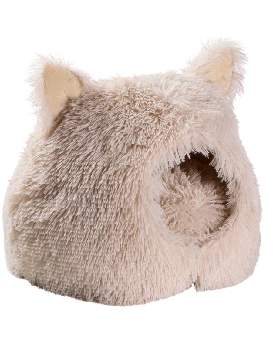 Heimtierbett Katzenhöhle Beige
